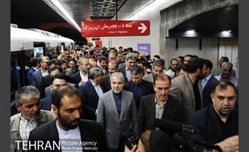 آیین بهره برداری از بخش شرقی خط 7 مترو تهران 18