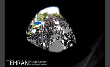 پیاده روی جاماندگان اربعین حسینی(ع) در تهران-2 16
