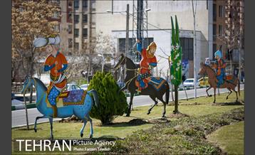 رنگ و بوی بهاری در خیابان های منطقه ۵