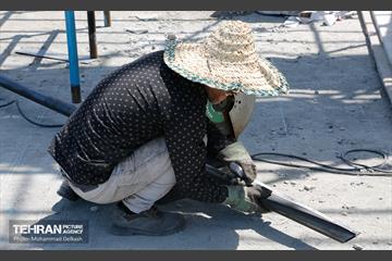 مراحل ساخت المان میدان الغدیر