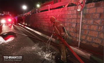 آتش‌سوزی در بیمارستان گاندی تهران 41