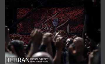 تجمع دسته های عزاداری روزعاشورا در چیذر‎ 5