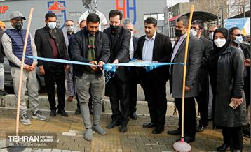 آئین افتتاح و بهره برداری از پروژه‌های شهری در منطقه 5