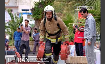 مسابقات عملیاتی ورزشی آتش نشانان تهران 15
