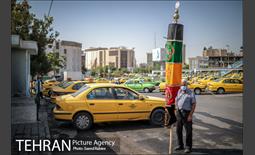 تکیه سیار عزای حسینی در پایانه تاکسیرانی سازمان آب 8