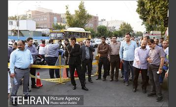 فرونشست زمین در خیابان 17شهریور 3