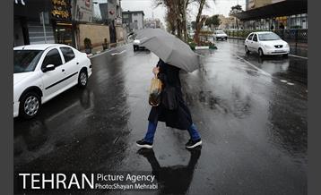 بارش باران بهاری در تهران  2