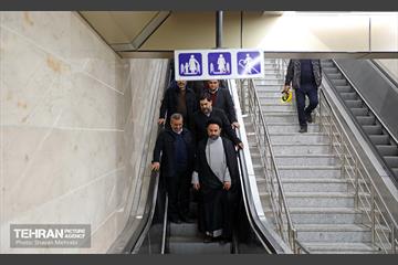 تست گرم بخش میانی خط ۶ مترو تهران 13