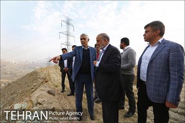 بازدید شهردار تهران از پروژه درختکاری کمربند سبز تهران  22