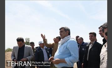 بازدید شهردار تهران از بخش سیل زده بستان خوزستان 8