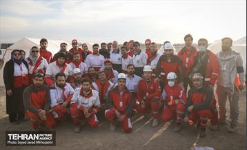 تمرین سراسری زلزله در بوستان ولایت 8