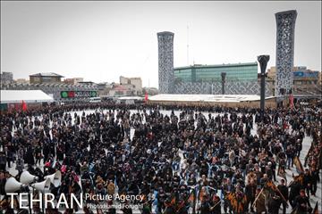 آیین سنتی سمنو پزان در میدان امام حسین (ع) 10