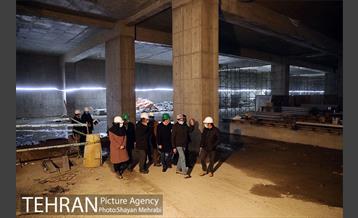 بازدید مهندس امام از پروژه پایانه زیرزمینی خط 4 مترو تهران 31