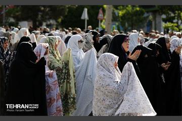 اقامه نماز عید سعید فطر در محله شهران 13