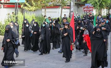 مراسم پیاده روی جاماندگان اربعین حسینی در تهران 10