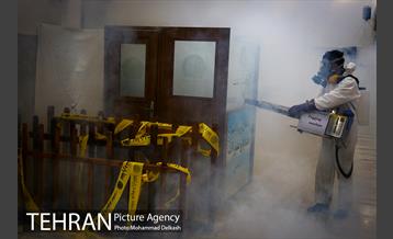 ضدعفونی بازارچه شهر ری و حرم عبدالعظیم حسنی (ع) 39