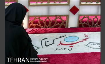 قبور شهدای غواص در هفته دفاع مقدس 8