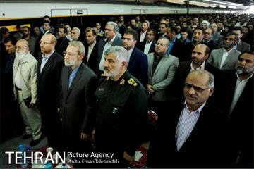 افتتاح خط ۸ متروی تهران با حضور قالیباف و لاریجانی 5