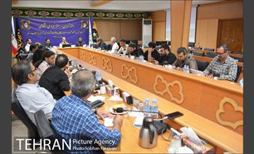 نشست خبری فرمانده یگان حفاظت شهرداری تهران 7