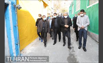 بازدید اعضای شورای اسلامی شهر تهران از روند توسعه مشارکت و پروژه های شهری منطقه ۱۶