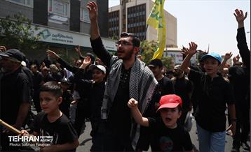 دسته عزاداری دانشگاه امام صادق(ع) در ظهر عاشورا 23