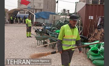 خدمات رسانی نیرو های خادم الحسین (ع) در کربلا 30