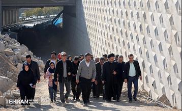 بازدید عضو شورا از پروژه‌های عمرانی شهری 8