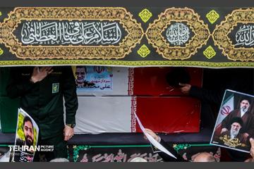 تشییع پیکر سردار شهید علی‌محمد نائینی