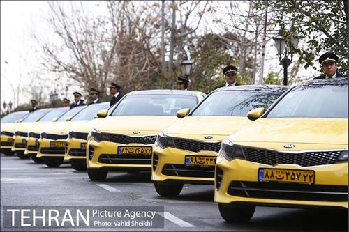 مراسم رونمایی از ناوگان نوسازی شده تاکسیرانی  3