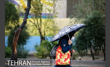 بارش باران پاییزی در تهران 13