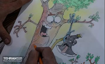 ورکشاپ تخصصی کاریکاتور قرن نو قرن سبز 5