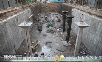 احداث مخزن آب نیاکی پارک اندیشه