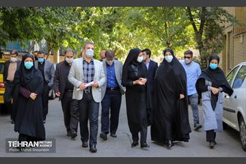بازدید میدانی نرجس سلیمانی از منطقه 7