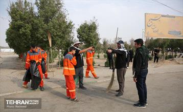 خدمات شهرداری منطقه 5 در گذرگاه مرزی مهران 17