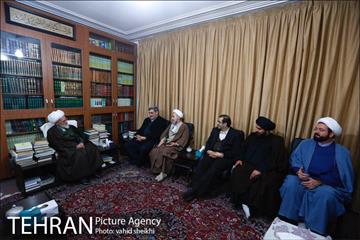 دیدار شهردار تهران با آیت الله العظمی بیات زنجانی  1