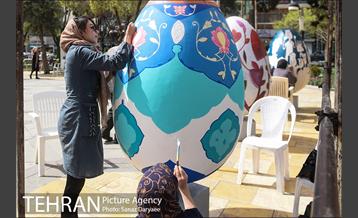 جشنواره تخم مرغ های رنگی در میدان هفت حوض 18