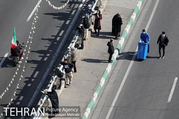 خدمات شهرداری تهران در پایان راهپیمایی ۲۲ بهمن 10