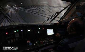 تست گرم بخش میانی خط ۶ مترو تهران 18