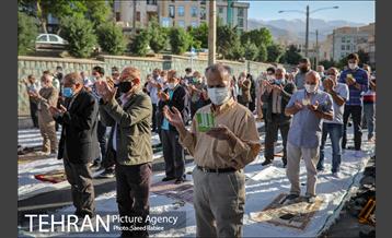 اقامه نماز عید سعید فطر در مسجد بقیه الله اعظم - محله چهاردیواری 24