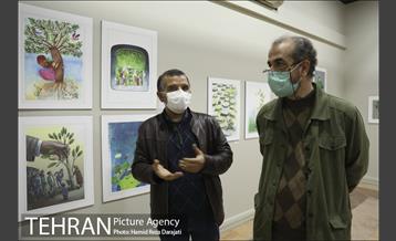 بازدید مدیران شهری و اعضای شورای شهر تهران از نمایشگاه تهران از منظر هنرمندان-4