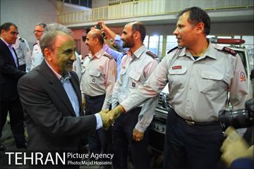 بازدید شهردار تهران و وزیر بهداشت از مراکز پزشکی و درمانی شهر 19