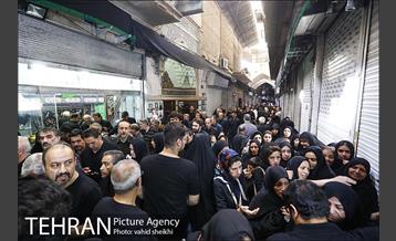 مراسم عزاداری تاسوعای حسینی در بازار تهران 3