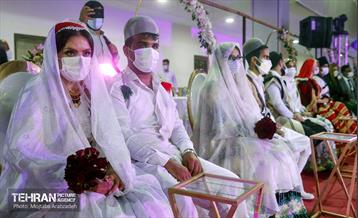 آغاز زندگی مشترک ۲۱ زوج کم برخوردار 22