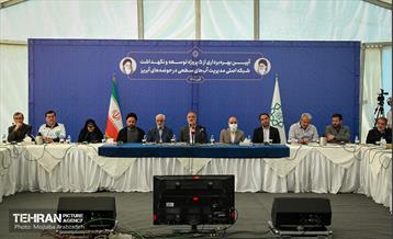 آیین بهره برداری از پنج پروژه جمع آوری و هدایت آب های سطحی در تهران  12