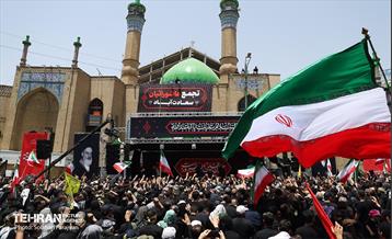 دسته عزاداری دانشگاه امام صادق(ع) در ظهر عاشورا 7