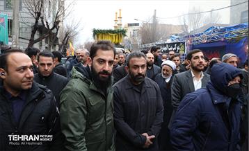 مراسم تشییع پیکر شهید مدافع حرم «حسین محمدی» 5