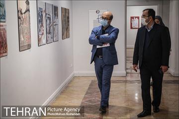 بازدید مدیران شهری به همراه اعضای شورای شهر از نمایشگاه تهران از منظر هنرمندان 26