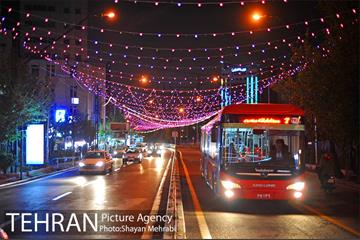 تونل نوری از میدان ونک تا بلوار میرداماد 14