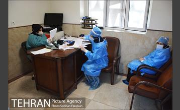 بخش بیماران کرونایی بیمارستان بعثت 18