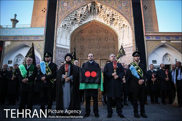 آیین تعویض پرچم حضرت عبدالعظیم حسنی(ع) 3